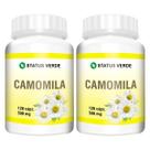 2 Potes Camomila Pura 500mg Kit 240 Cápsulas