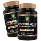 2 Potes Coenzima Q10 100mg Por Porção Kit 240 Cápsulas - Fonte Verde