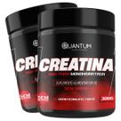 2 Potes Creatina Monohidratada 300g - Quantum