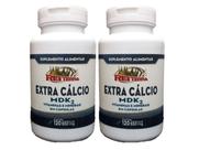 2 Potes de Extra Cálcio Mdk2 120 Cápsulas 500mg - Rei Terra