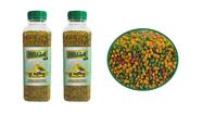 2 Potes de Ração Extrusada para Canário do Reino e da Terra passarinhos Premium 300g
