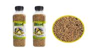 2 Potes de Semente Painço Milhetinho do Nordeste para passaros passarinhos limpa e selecionada Premium 350g