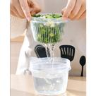 2 Potes Duplo Para Alimentos Com Dreno Para Temperos/frutas