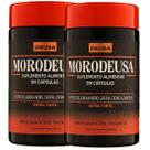 2 Potes Morodeusa Suplemento Alimentar de Extrato de Laranja Moro, Cafeina, Cromo, Carnitina 60 Cápsulas Sem Sabor