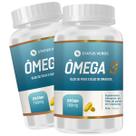 2 Potes Ômega 3 Óleo de Peixe 760mg Kit 240 Cáps