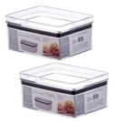 2 Potes Organizador Herméticos Para Frios 770ml Paramount