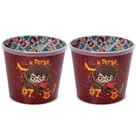 2 Potes Pipoca Petiscos Estampado Harry Potter 2.1l Plasútil