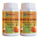 2 Potes Semente de Abóbora Puro 500mg Kit 240 Cáps