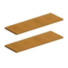2 Prateleiras Mdf 30x100cm para Sala Sem Suporte 18mm 2 Prateleiras Mdf 30x100cm para Sala Sem Suporte 18mm