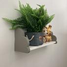 2 Prateleiras nuvem colorida quarto decoração infantil 60cm