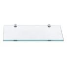 2 Prateleiras Para Banheiro Em Vidro 30x10 cm 2 Prateleiras Para Banheiro Em Vidro 30x10 cm