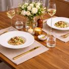 2 Pratos De Risoto Oxford Tipo Chapéu 30,5Cm Em Porcelana Branco Sofisticação E Design Moderno