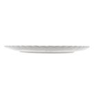 2 Pratos de Sobremesa Wolff Pétala de Porcelana Branco 20cm