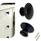 2 Puxador Gaveta Armário Furo Único /Premium Detalhado Estilo Moderno e Minimalista Em Metal