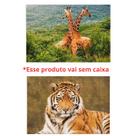 2 Quebra Cabeças Girafa e Tigre 108 Peças Nig Infantil Educativo Brinquedo Pedagógico Montar Animais Crianças Diversão