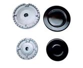 2 Queimador E 2 Espalhador P/ Fogão Cooktop Casavitra 2 Boca