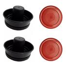 2 Rebatedores 2 Discos Para Mesa De Air Game Hockey