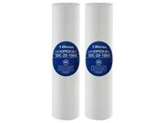 2 Refil Cartucho Polipropileno 10x2.1/2 Hydronix 5 Micras