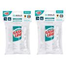2 Refil Para Rolo Adesivo com 30 Folhas Flash Limp tira pelo