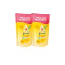 2 Refil Sabonete Líquido Glicerina Camomila 180ml Johnson's