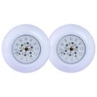 2 Refletores Led 18w RGB ABS para Iluminação Piscina