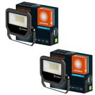 2 Refletores Led 26w Bivolt Preto 5000k Ledvance 7022694
