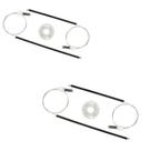2 Reparo elevador Vidro Elétrico Original, gol Voyage, portas dianteiras Cód. 090