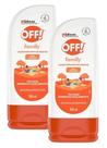 2 Repelente Off! Family Loção Hidratante Deet Johnson 200ml