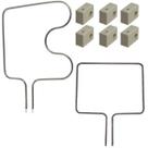 2 Resistência + 6 Suporte Forno Fischer Gourmet Fit 127v Original