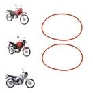 2 Retentor Anel Tampa Ohc Cabeçote Ybr Factor Xtz 125