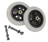 2 Rodas Dianteira Aro 6 Jaguaribe Para Cadeira De Rodas Pronta Entrega