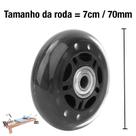 2 Rodas do Reformer 70mm + 4 Rolamentos- Equipamento de Pilates