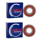 2 Rolamento Nachi Roda Dianteira Honda 6301 Titan 150 160