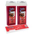 2 Roll-on Cera Depilatória Canela + Papel Depilatório 50 Fls
