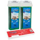 2 Roll-on Cera Depilatória Cravo + Papel Depilatório 50 Fls
