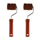 2 Rolo Textura Rustica Atlas 5cm Cabelo Anjo