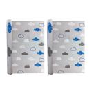 2 Rolos Adesivo Decorativo Parede Nuvens 45cmX5m PVC Vinil