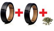 2 Rolos De Fita Arquear Pp 16 Mm + 2 Kg De Selo 16mm