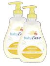2 Sabonete Baby Dove Liquido Hidratação Glicerinada 400ml