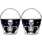 2 Sacolas p/ Pedir Doces Enfeite Halloween Enfeite Caveira 2 Sacolas p/ Pedir Doces Enfeite Halloween Enfeite Caveira