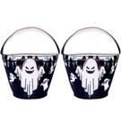 2 Sacolas Tecido Pedir Doces Halloween Enfeite Fantasminha 2 Sacolas Tecido Pedir Doces Halloween Enfeite Fantasminha