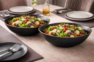 2 Saladeiras Tigelas 26Cm Ryo Volcano 1,6 Litros Oxford Porcelana 2 Saladeiras Tigelas 26Cm Ryo Volcano 1,6 Litros Oxford Porcelana