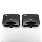 2 Sanduicheiras Elétricas Grill 750W Chapa Dupla Antiaderente 2 Sanduicheiras Elétricas Grill 750W Chapa Dupla Antiaderente