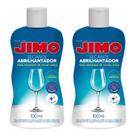 2 Secante Abrilhantador Para Máquina Lava-Louças 100ml Jimo