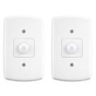 2 Sensor de Presença de Parede Embutir 42 MPE-20 Bivolt