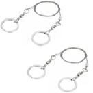 2 Serra Flexível d Bolso Sobrevivência corrente Camping Inox