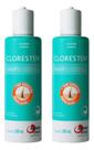 2 Shampoo Cloresten Para Cão Cães Gatos Antibacteriano 200ml