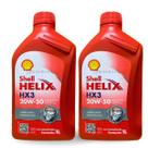2 Shell Óleo Motor Sl Helix Shell 20W-50 Mineral Multivisco