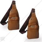 2 Shoulder Bag Bolsa Transversal Marrom Claro
