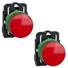 2 Sinalizador Modular 22mm Led Vermelho XB5AVG4 2 Sinalizador Modular 22mm Led Vermelho XB5AVG4